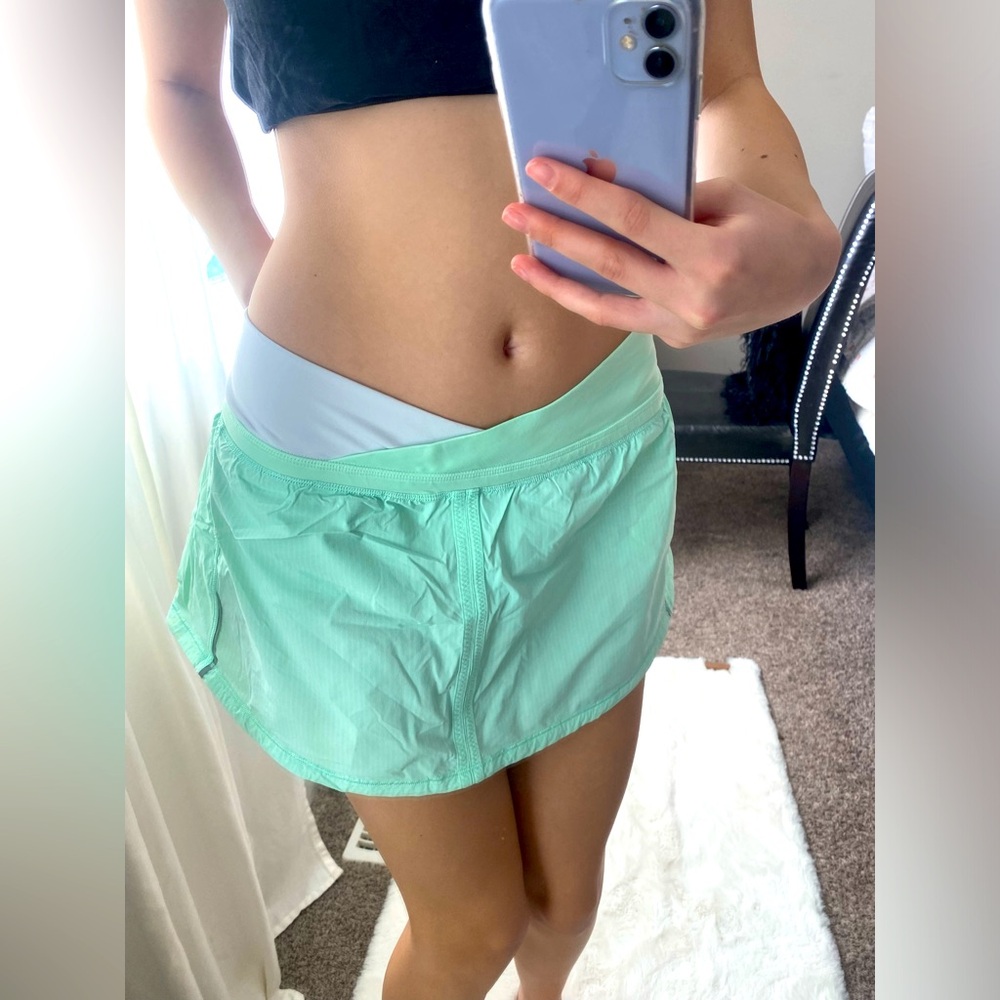 Mint Green Athletic Skirt
